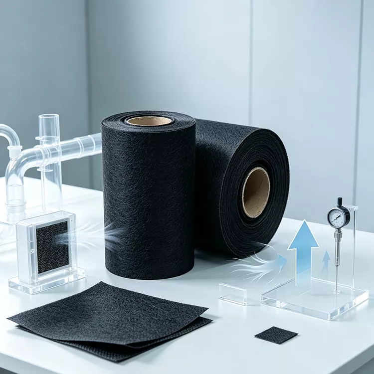 High Surface Area Activated Carbon Fiber Felt