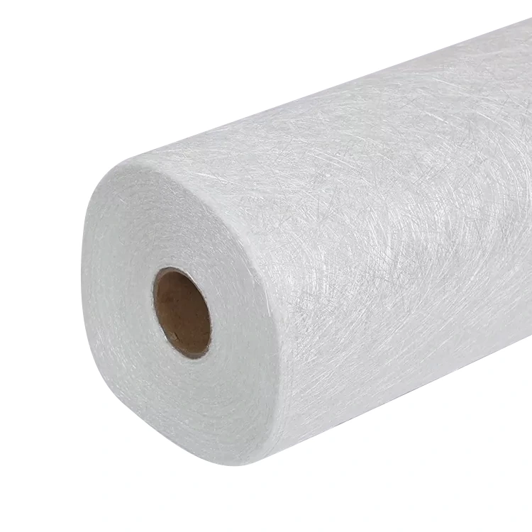 Tikar Untai Cincang Fiberglass Terikat Bubuk